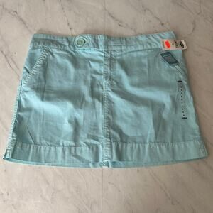 New Old Navy skirt Just Below Low Waist sz 8 pigment dyed light blue women’s
